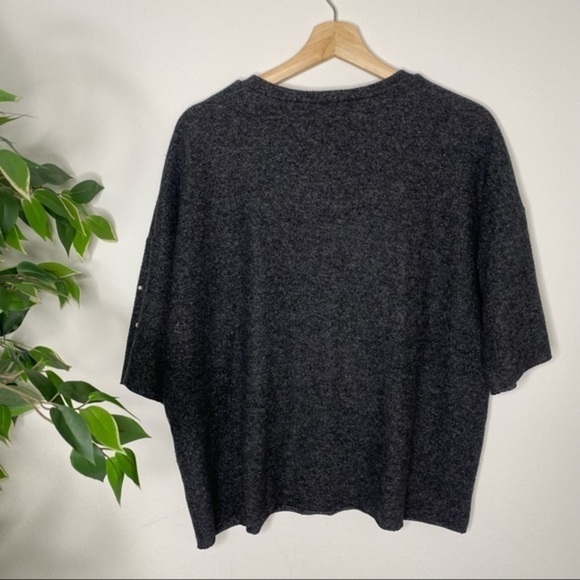 Zara Soft Touch Sweater With Faux Pearls top blouse - Picture 6 of 7